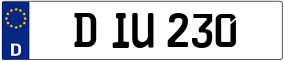Truck License Plate